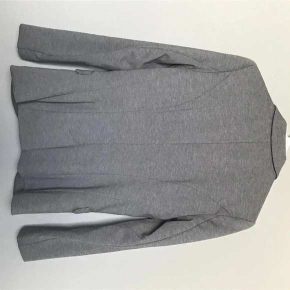 H&M Heather Grey Button Blazer Suit Jacket - Picture 3 of 4